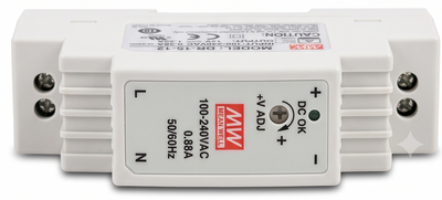 Zasilacz na szynę DIN COMMAX DR-15-12 12V/1,25A
