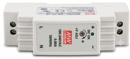 Zasilacz na szynę DIN COMMAX DR-15-12 12V/1,25A