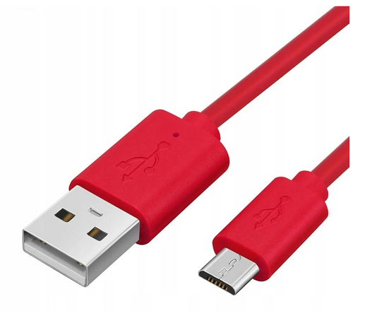 Kabel USB 1m oplot nylon C-6RD