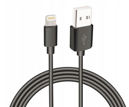 Kabel Lightning do iPhone czarny C-8BK