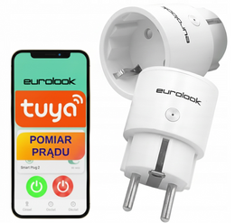 Inteligentne gniazdo Wi-Fi Tuya EU-2 EUROLOOK (1 szt.)