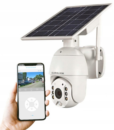 Venkovní solární otočná GSM IP kamera 2MP EX-2536-4G-SOLAR EUROLOOK
