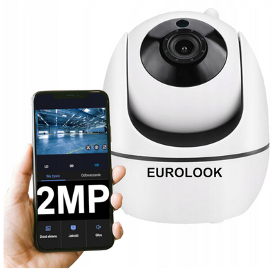 Vnitřní otočná IP Wi-Fi kamera 2MP HV-20360W EUROLOOK
