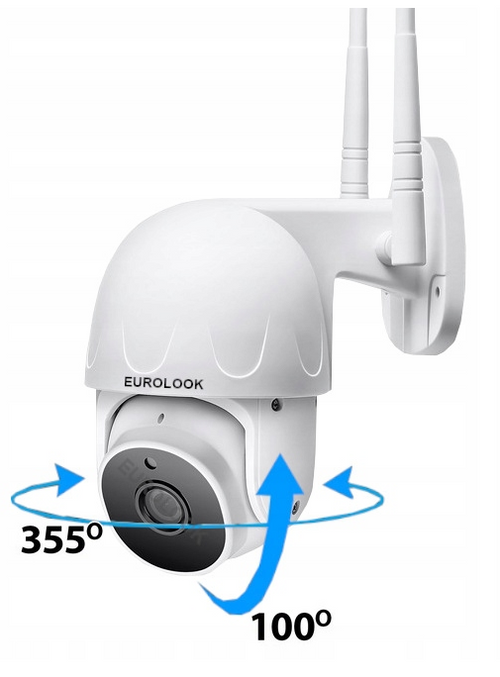 Venkovní otočná IP Wi-Fi kamera 2MP HV-2036A EUROLOOK