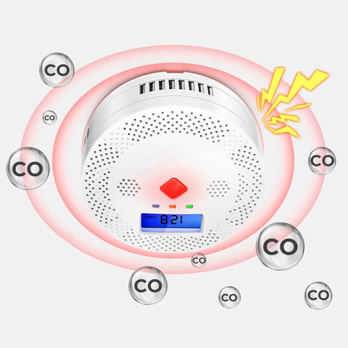 CZUJNIK DETEKTOR CZADU GAZU TLENKU WĘGLA CO TUYA WIFI SMARTLIFE CZUJKA TEST