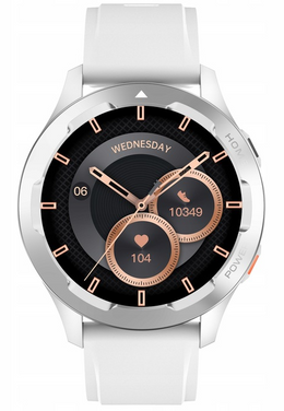 Smartwatch biały SMW-01