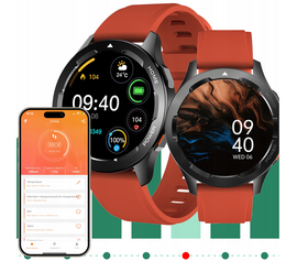 Smartwatch czerwony SMW-01